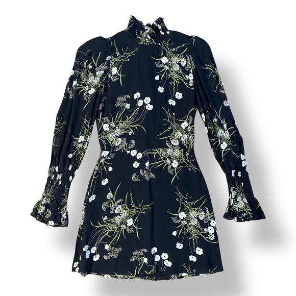 Reformation Archie Floral Mini Dress Size 2 Spring,‎ Summer, Party - Picture 1 of 12